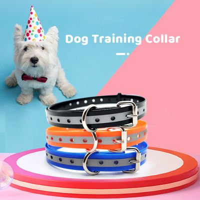 خرید تمام فصل بازتاب دهنده طوق سگ Hundehalsband بدون کشیدن قابل تنظیم TPU Hardware Buckle الگوی جامد تولید آنلاین
