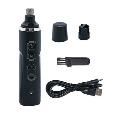 USB سیاه شارژ برق سگ ناخن تراشه LED برقی ناخن تراشه حیوانات خانگی