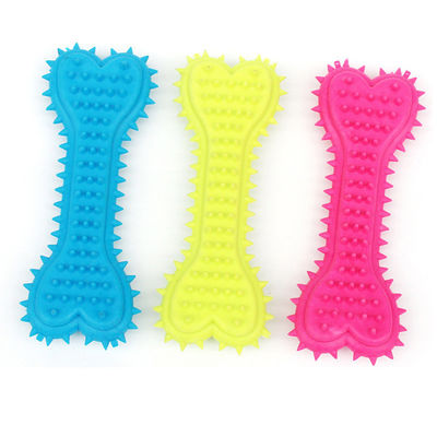 تمام فصل حیوانات خانگی طبیعت دوامدار لاستیک توله سگ تعاملی شکل استخوان مولار مسواک چوب دندان پاک TPR درمان آموزش سگ کمی جویدن اسباب بازی